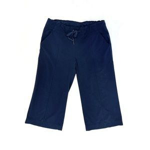 Athleta wide leg crop pants Size 8